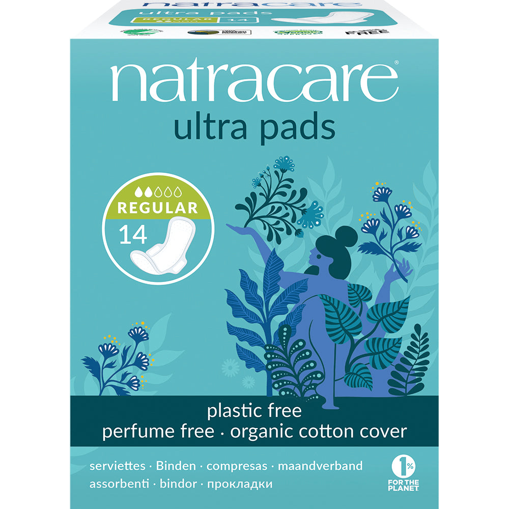 Natural Ultra Pads Regular with wings x 14 - Just Natural