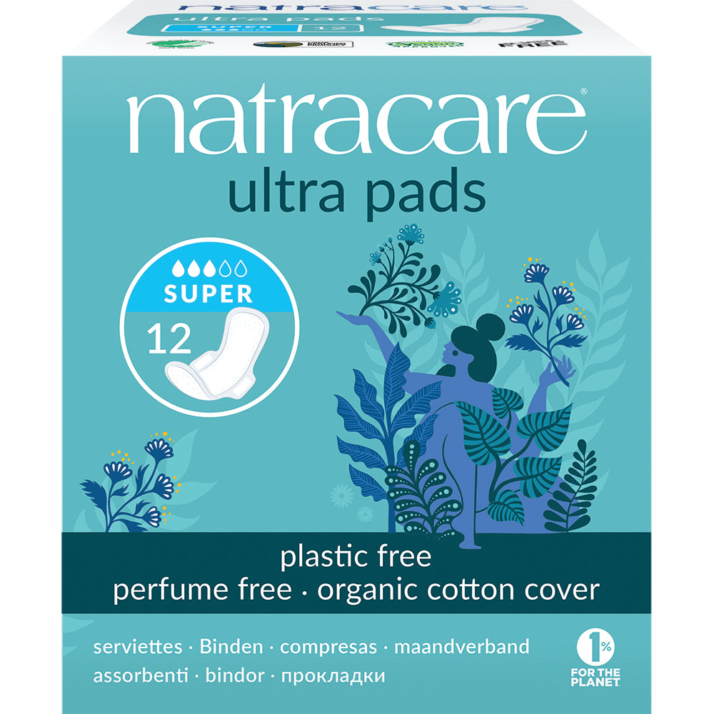 Natural Ultra Pads Super with wings x 12 - Just Natural