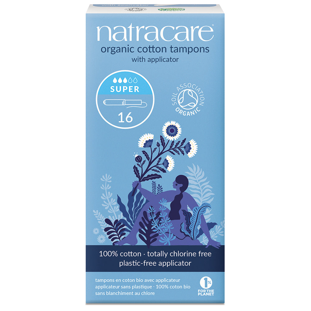 Organic Applicator Tampons Super x 16 - Just Natural