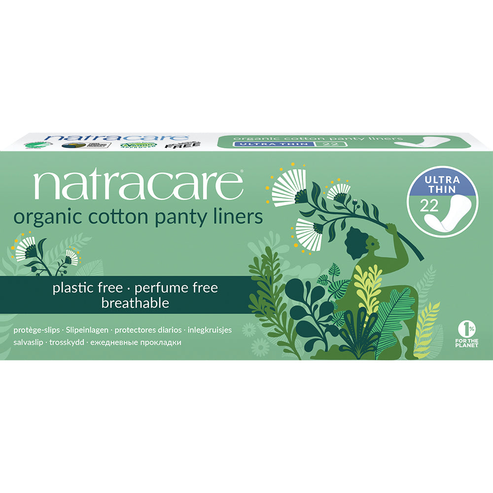 Organic Cotton Pantyliners Ultra Thin x 22 - Just Natural