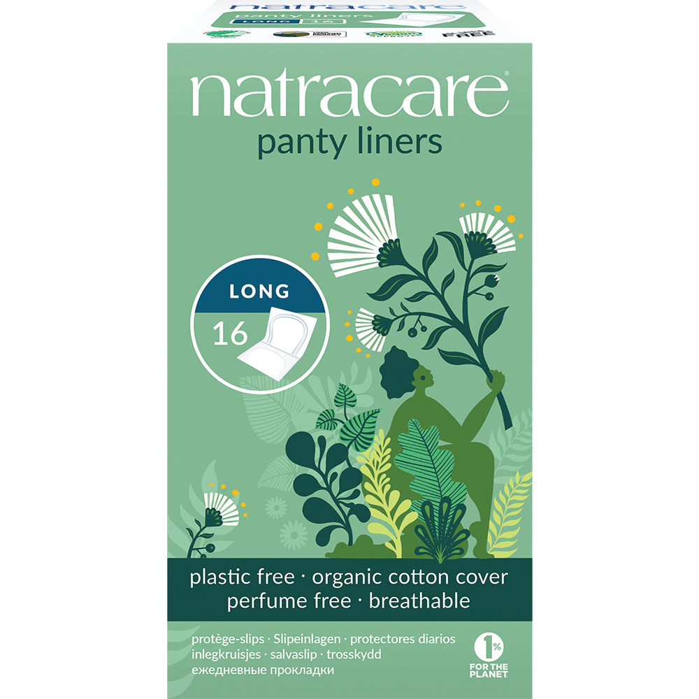 Panty Liner Long Wrapped 16's - Just Natural