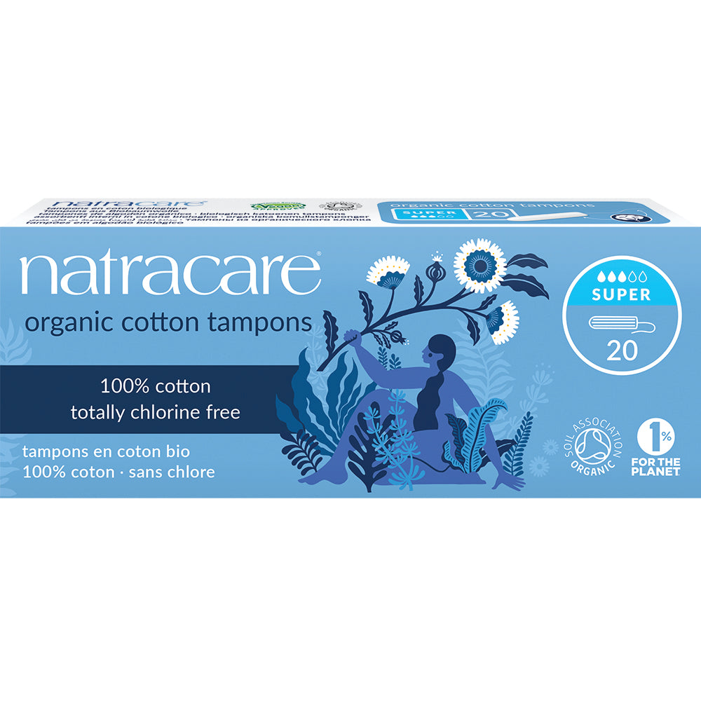 Organic Non-Applicator Tampons Super - Just Natural