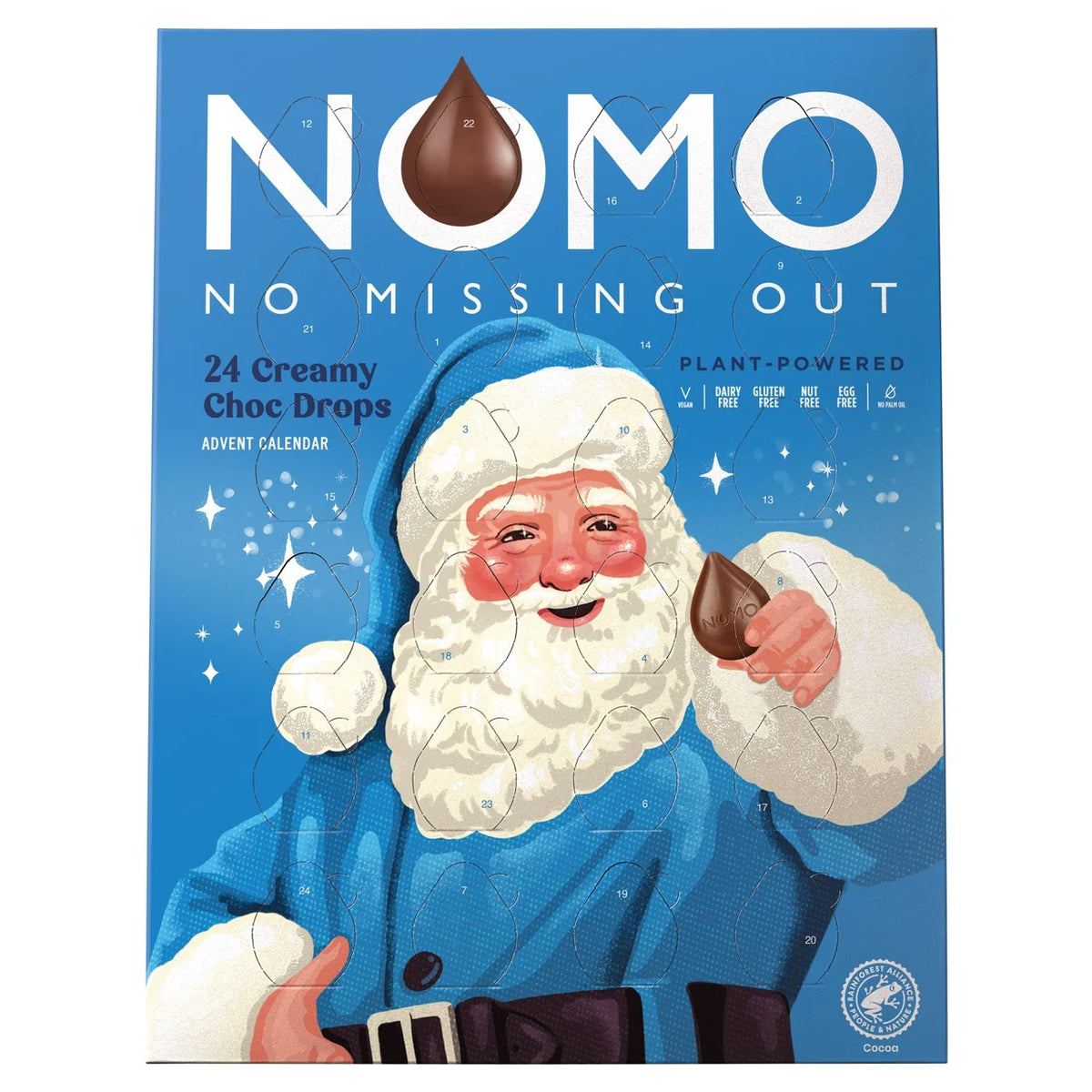 Xmas Free From Chocolate Advent Calendar 70g - Just Natural