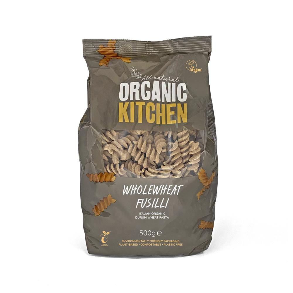 Organic Kitchen Italian Wholewheat Fusilli 500g
