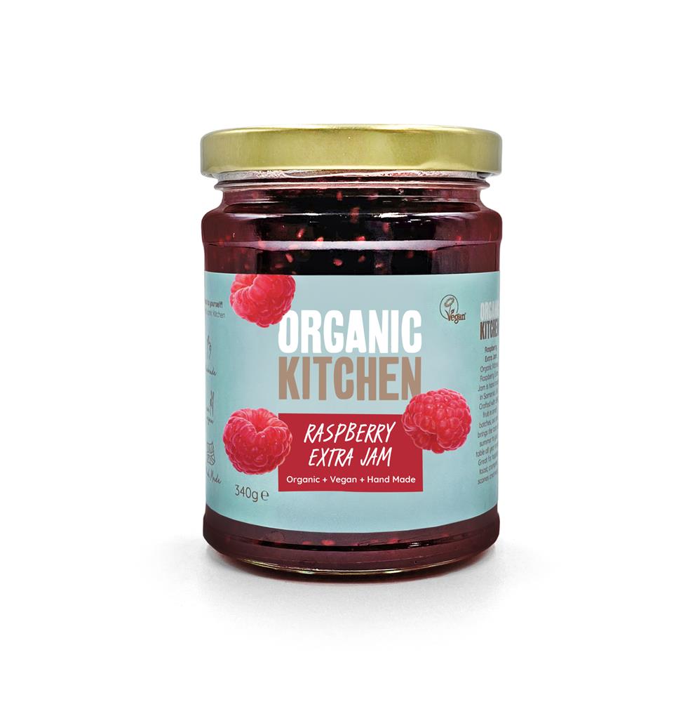 Organic Raspberry Extra Jam 340g - Just Natural