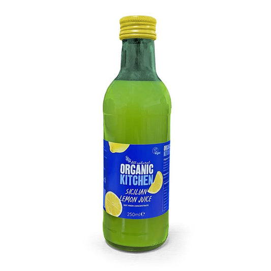 ORGANIC SICILIAN LEMON JUICE 250ML - Just Natural