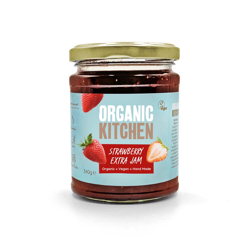 Organic Strawberry Extra Jam 340g - Just Natural
