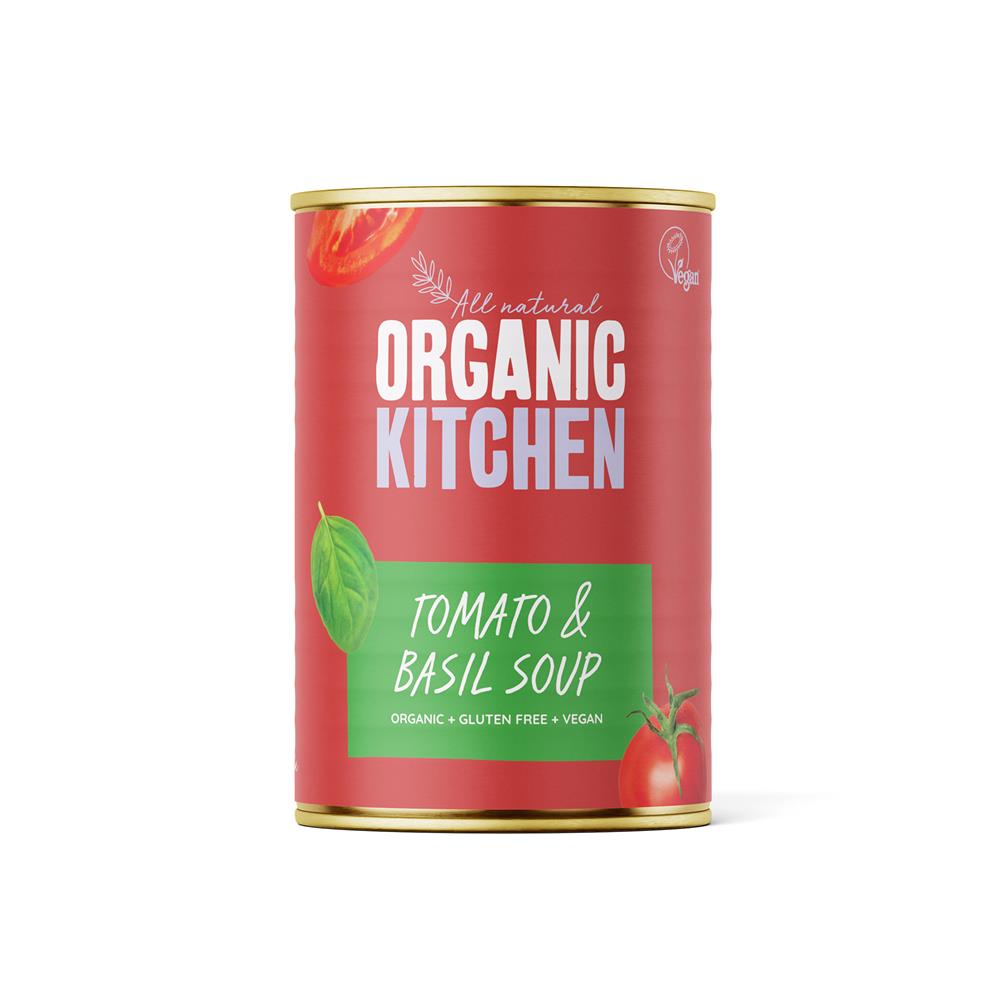 Organic Tomato & Basil Soup 400g - Just Natural