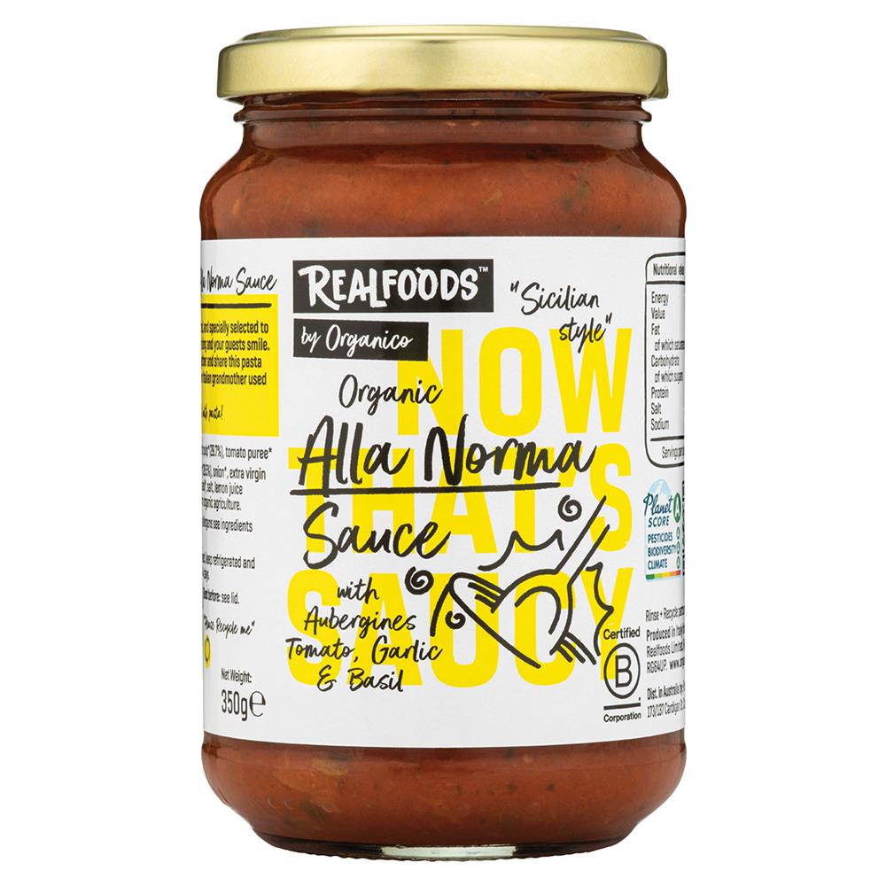Organic Alla Norma Sauce 350g.
