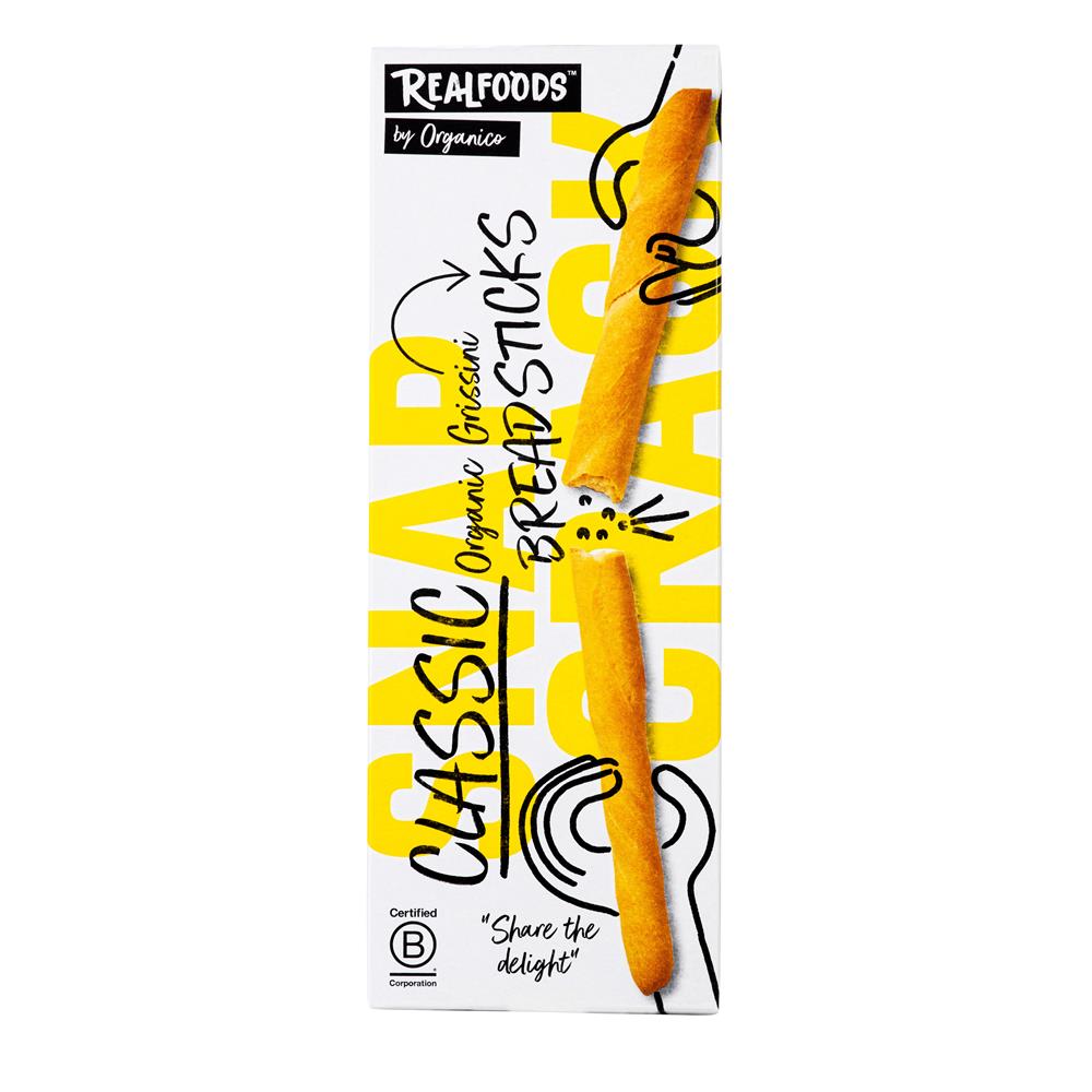 Organic Classic Breadsticks 120g.