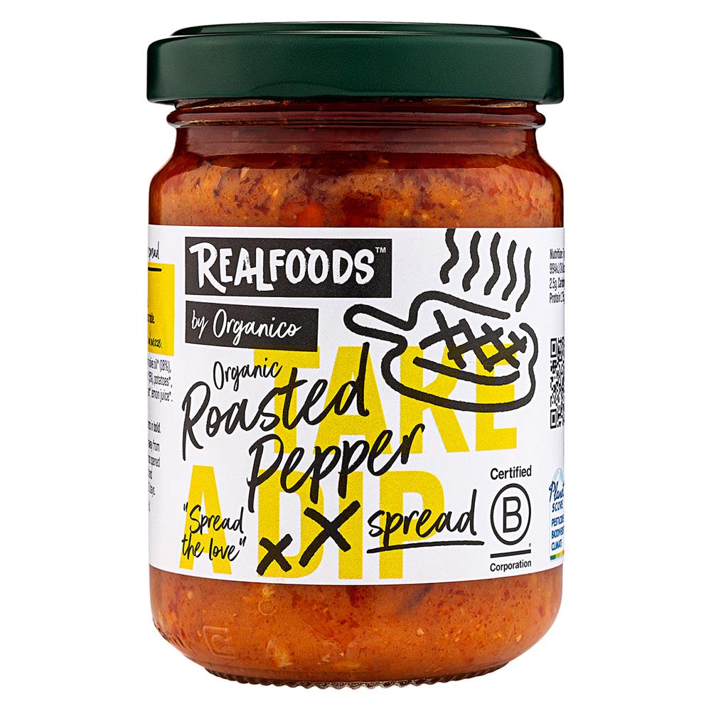 Organic Roasted Red Pepper Spread 140g.