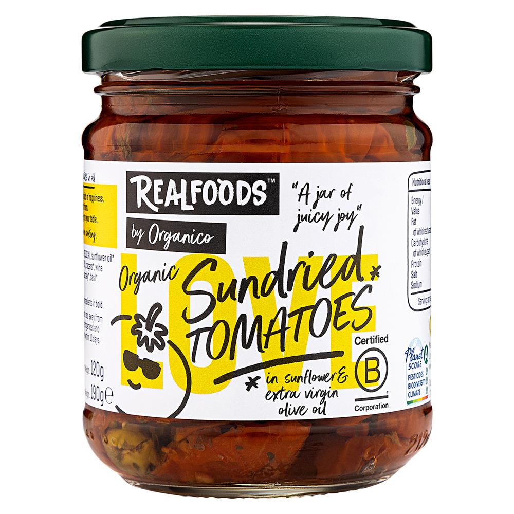 Organic Sun-dried Tomatoes in Oil 190g.