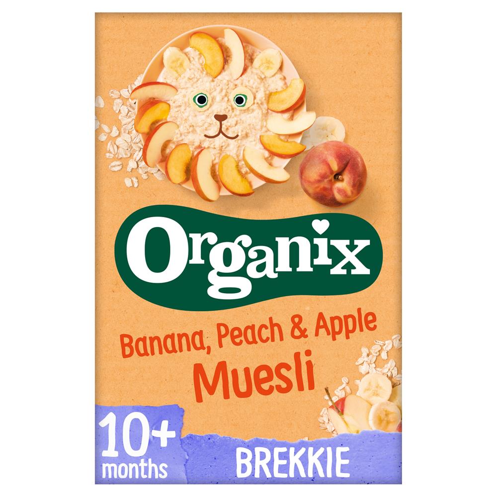 Banana, Peach and Apple muesli 200g - Just Natural
