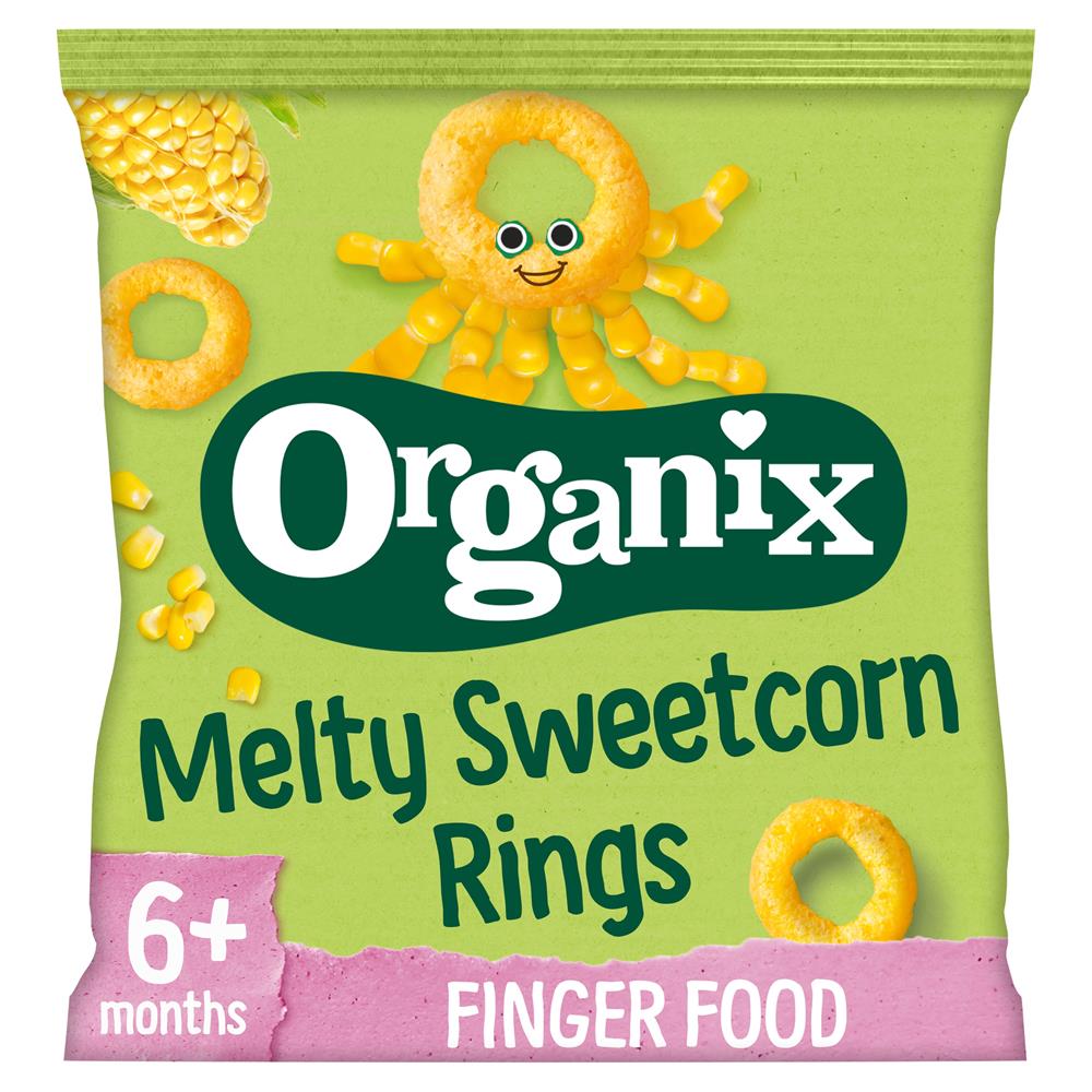Crunchy Sweetcorn Rings 20g - Just Natural