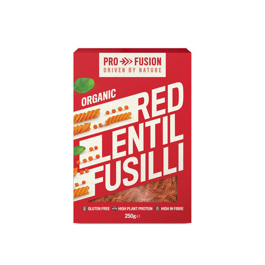 Organic Red Lentil Fusilli Gluten & Grain Free 250g - Just Natural