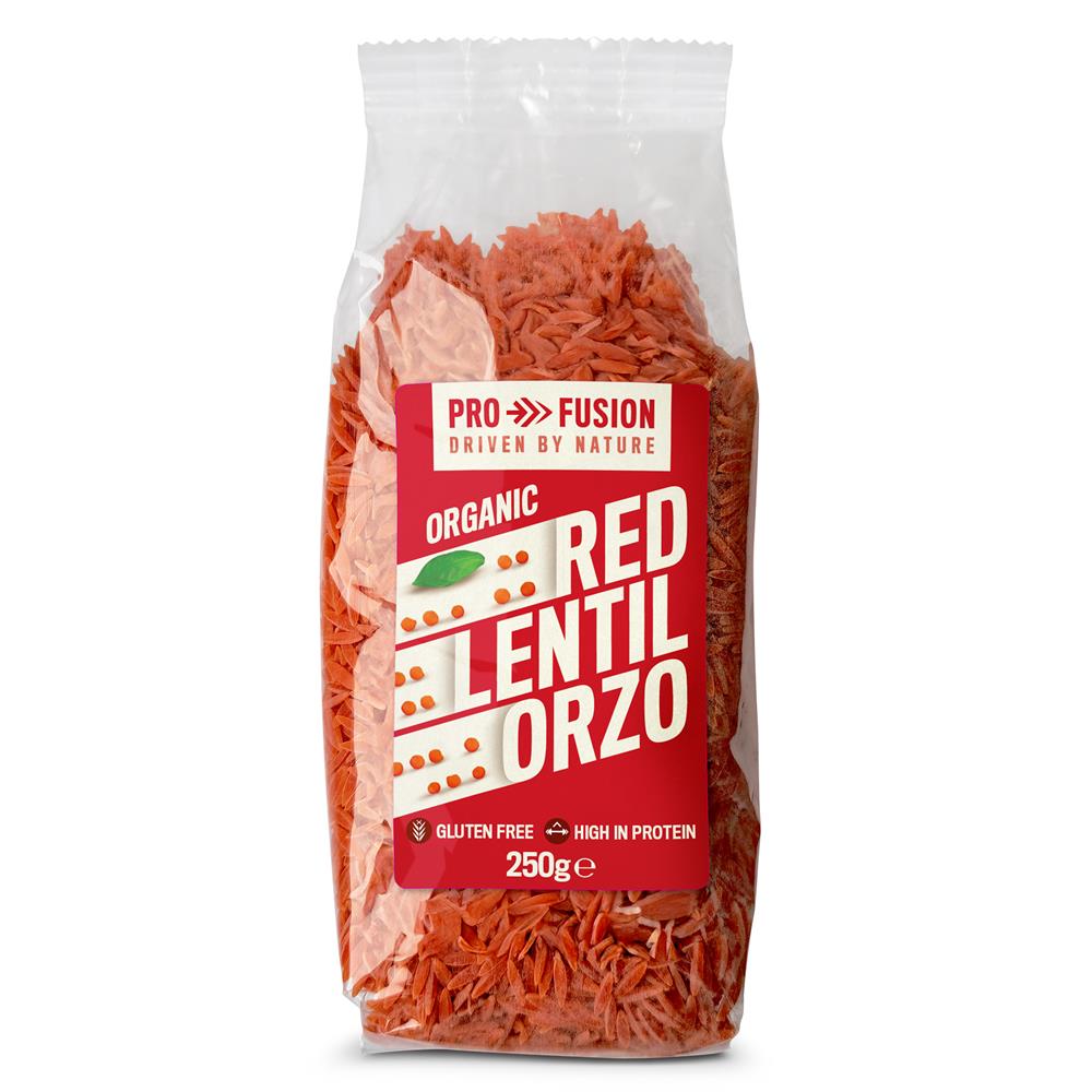 Profusion Organic Red Lentil Orzo 250g.