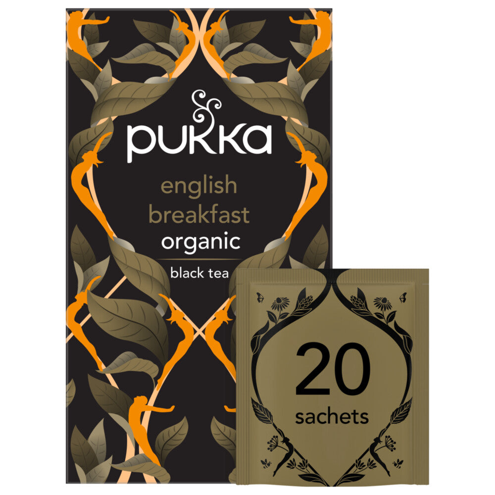 Organic English Breakfast 20 tea sachets - Just Natural