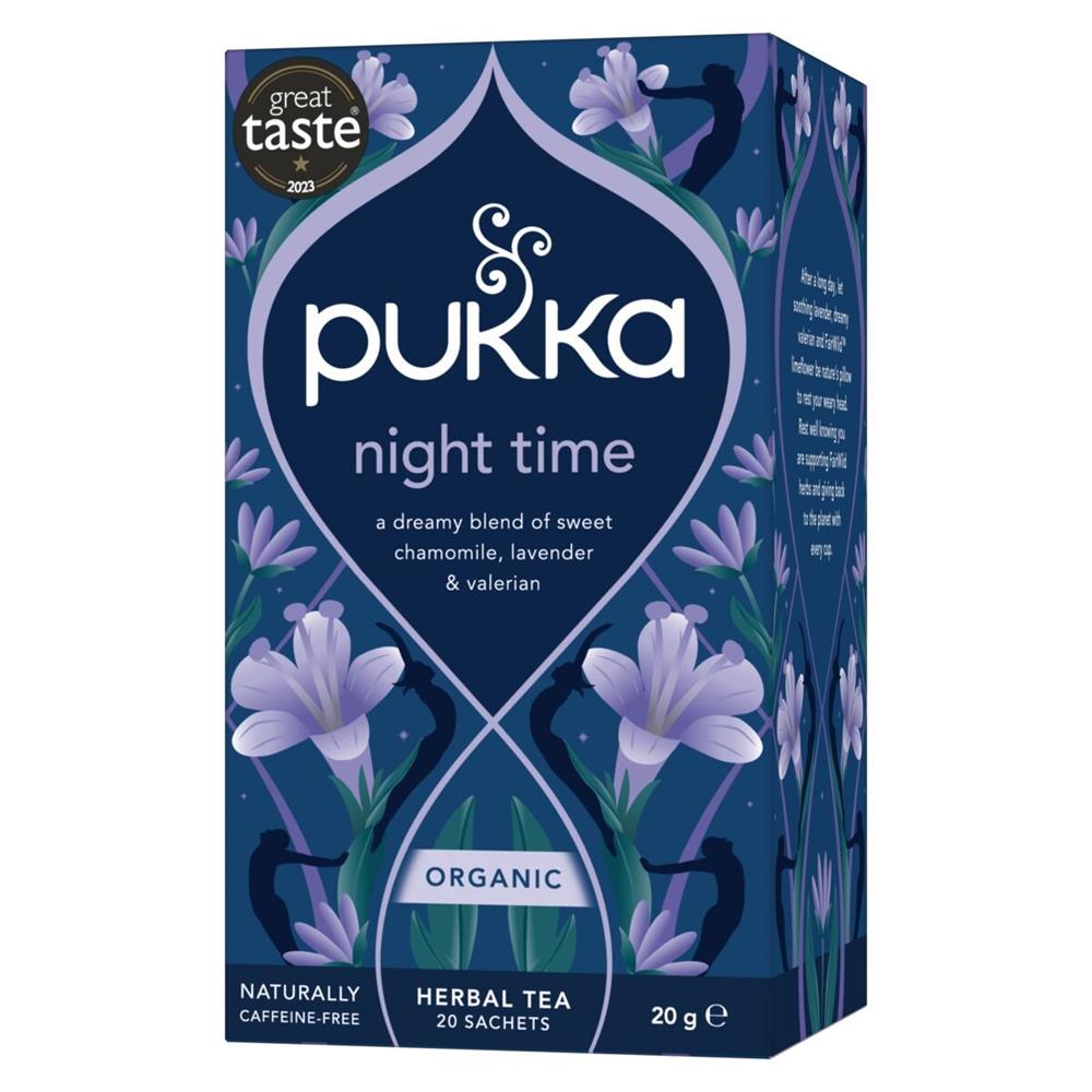Organic Night Time Herbal Tea x 20 sachets - Just Natural