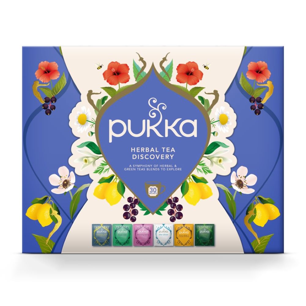 Premium Herbal Tea Discovery Gift Box 30 Sachets - Just Natural
