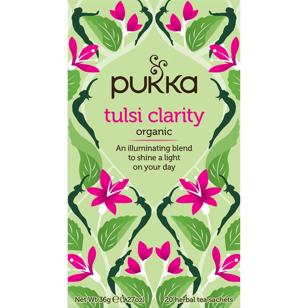 Tulsi Clarity 20 herbal teabags - Just Natural