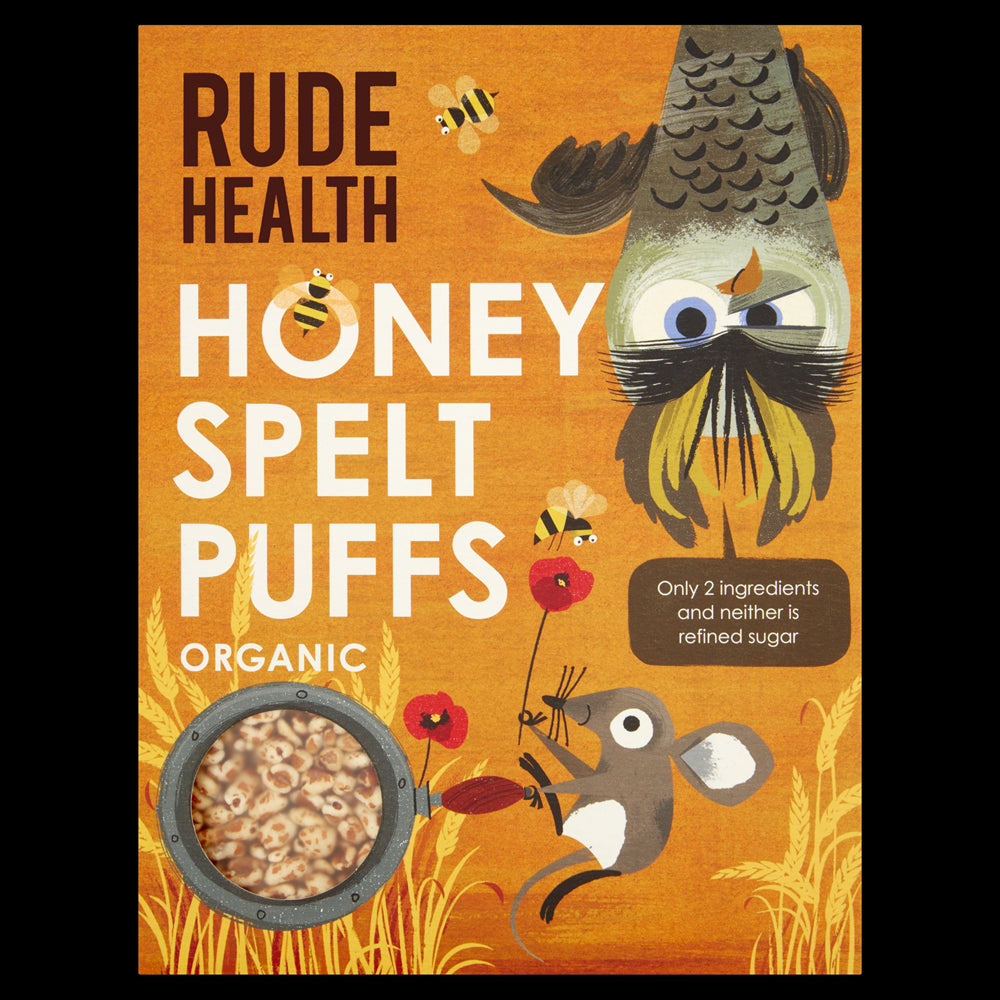 Honey Spelt Puffs 175g - Just Natural