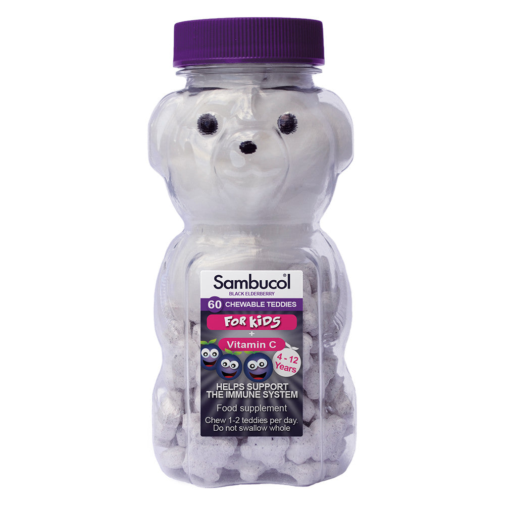 Sambucol Chewable Teddies Immune Support all year round.