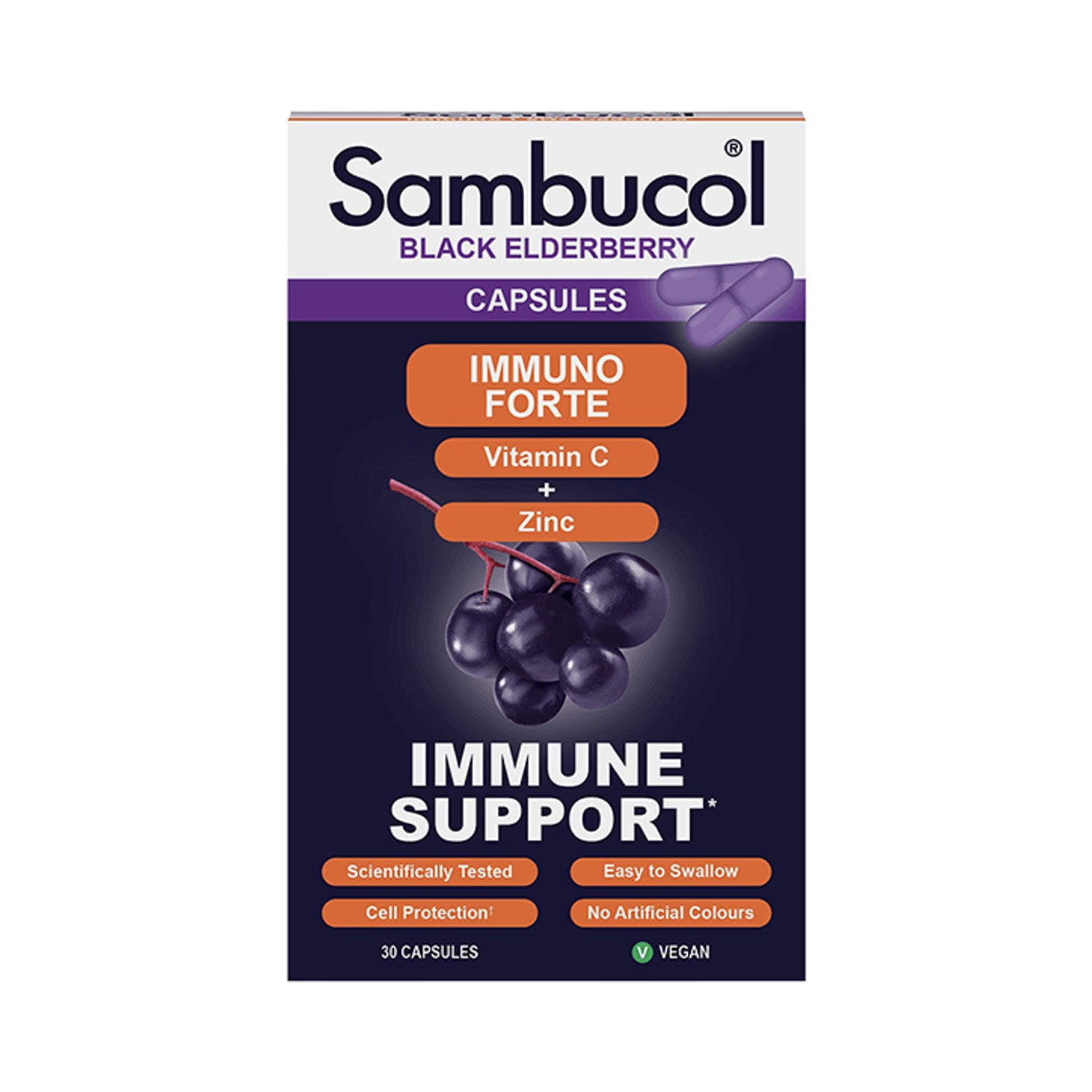 Sambucol Immuno Forte 30 Capsules - Just Natural