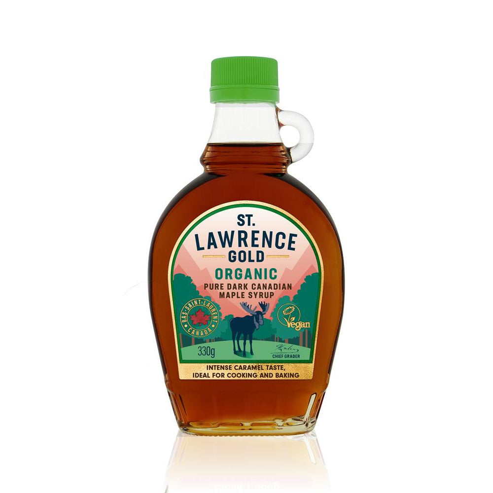 St Lawrence Gold Org Grade A Dark Colour, Robust Taste Maple 250ml