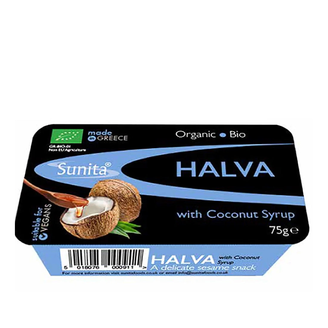Organic Halva with Coconut Syrup 75g - Just Natural