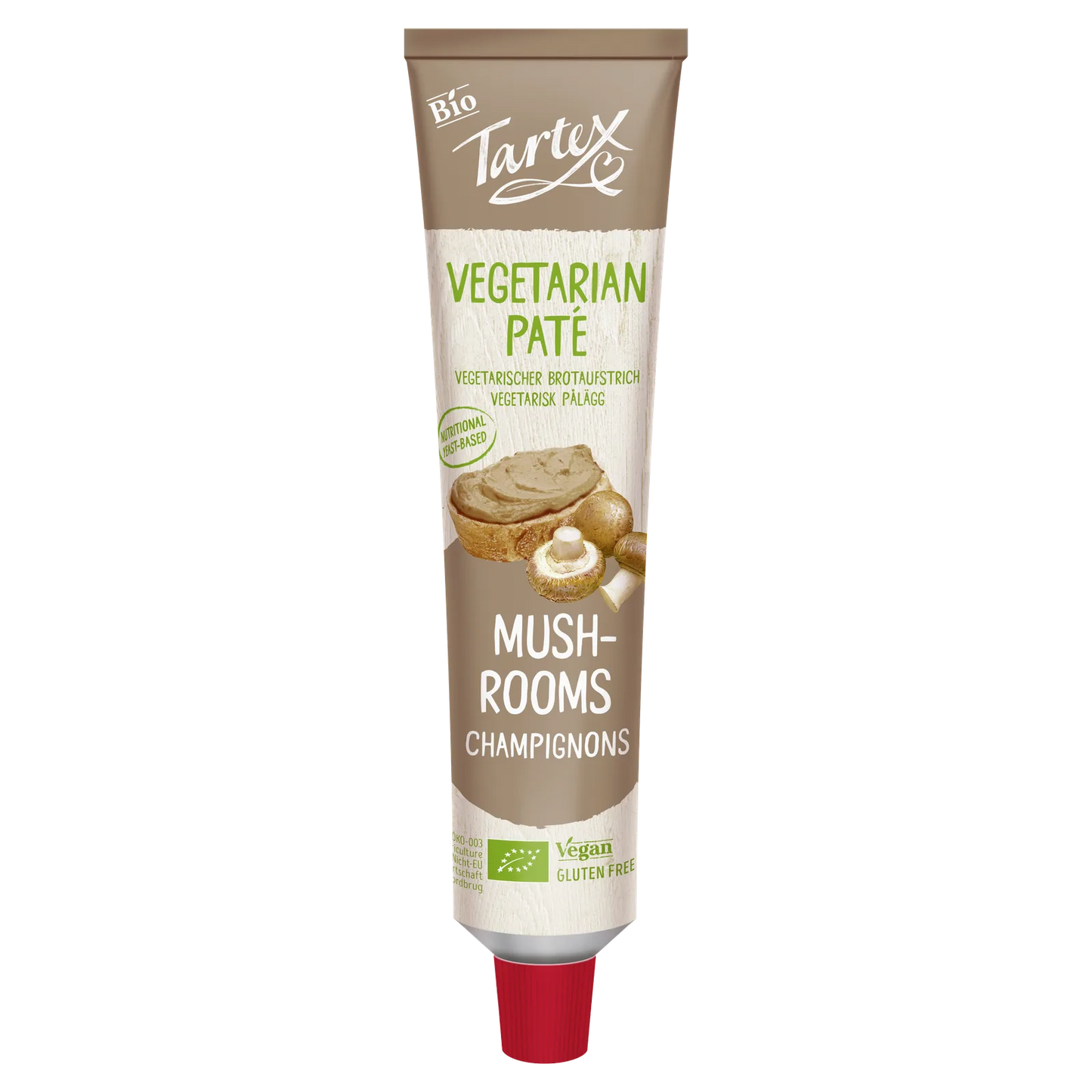 Tartex Yeast Pate With Mushrooms 200g