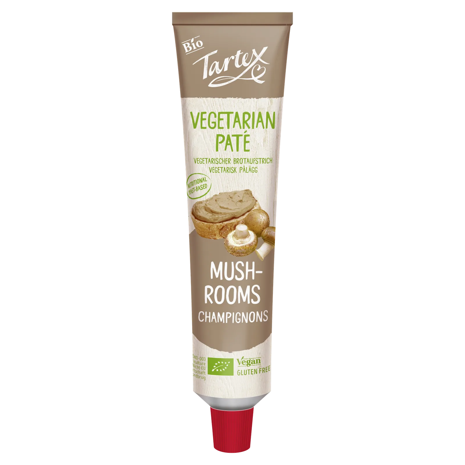 Tartex Yeast Pate With Mushrooms 200g
