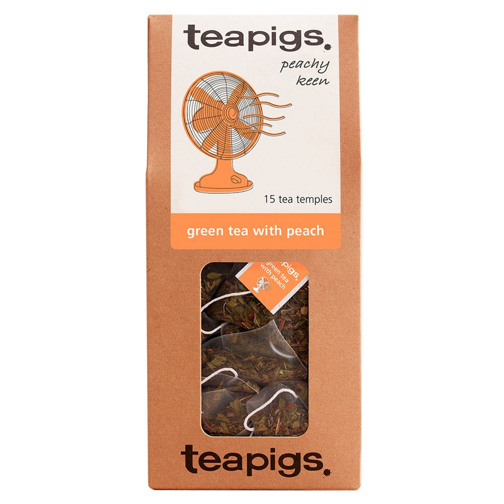 Green Tea with Peach. 15 Tea bags.