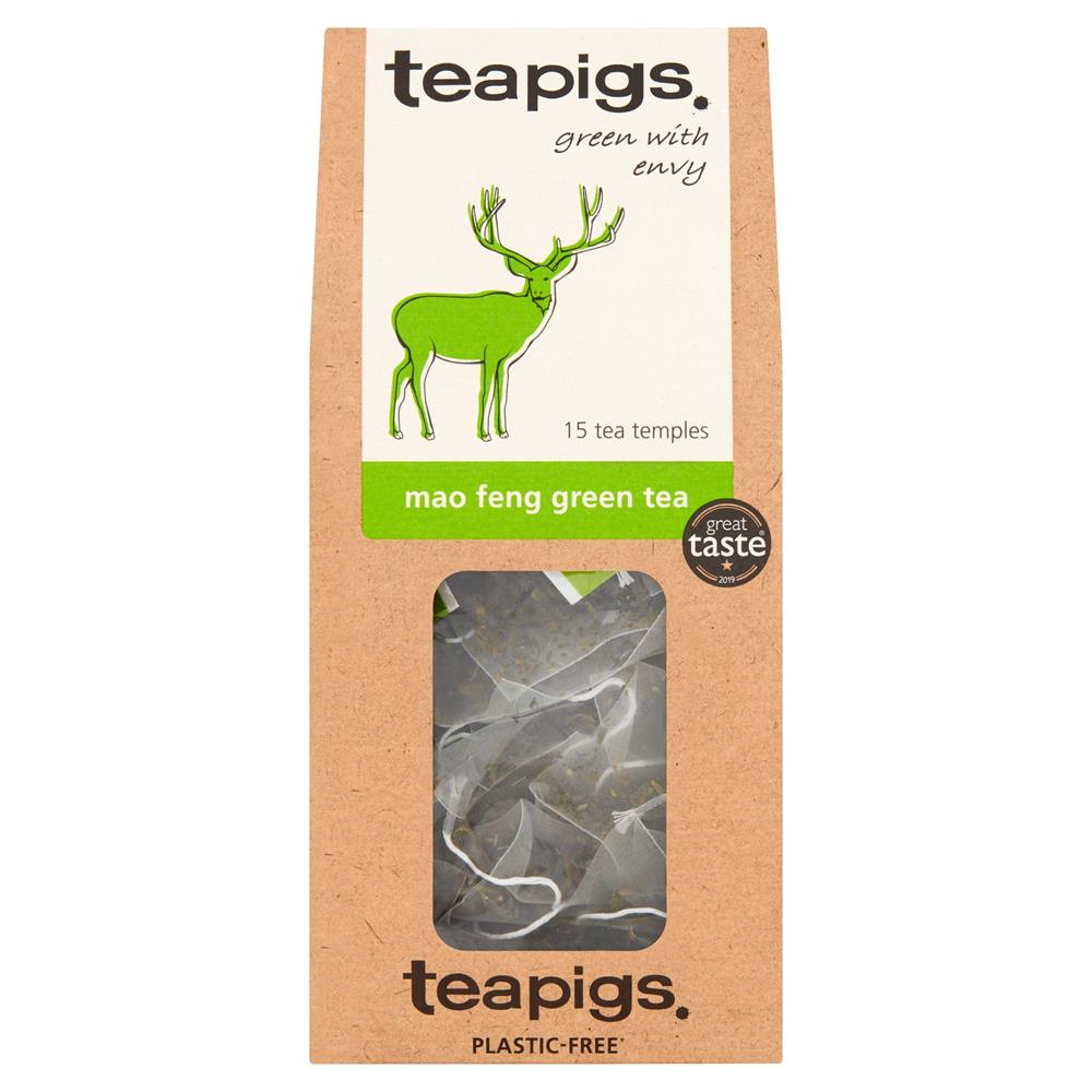 Mao Feng Green Tea 15 Tea Bags.