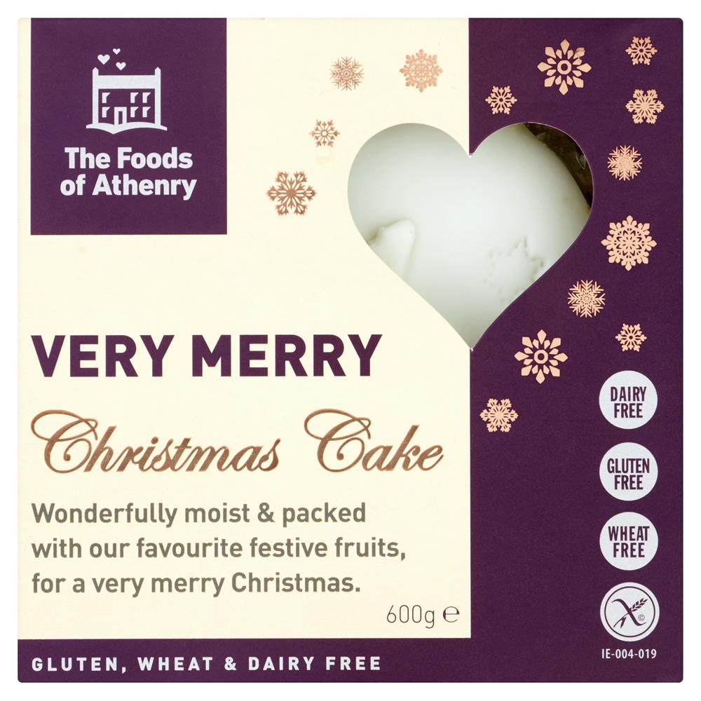 GF Iced Christmas Cake 600g - Just Natural