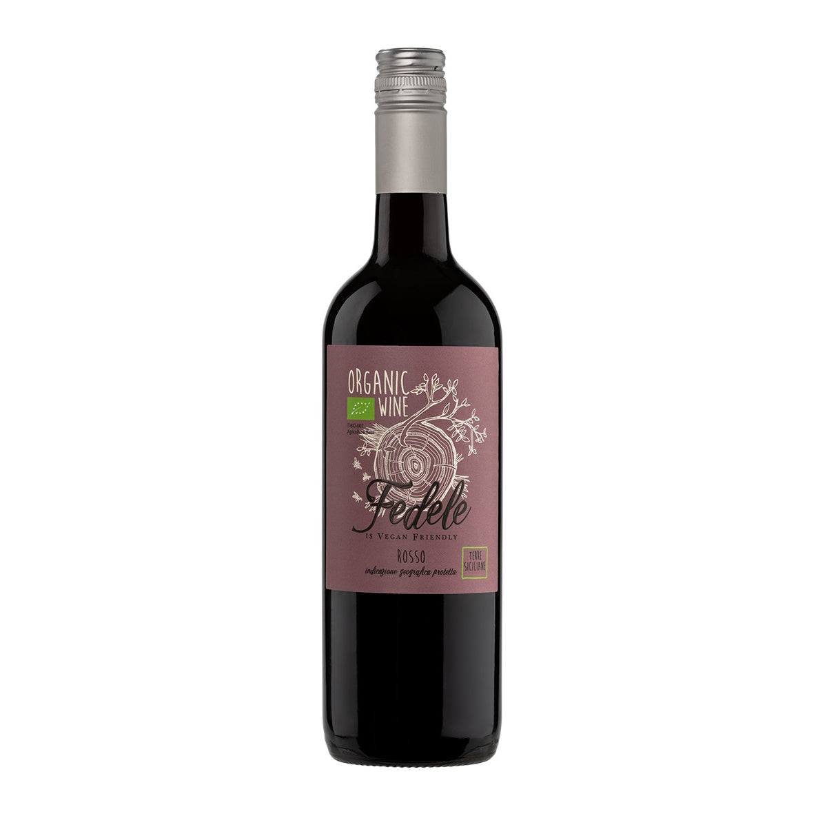Fedele Organic Rosso Terre Siciliane Red Wine 75cl - Just Natural