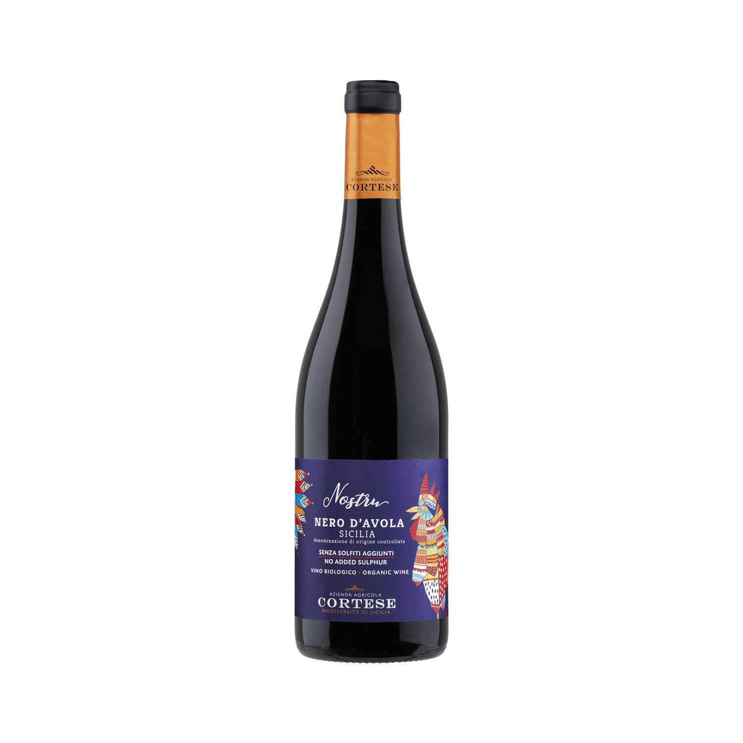 Nostru No Added Sulphur Nero d'Avola Sicily Red Wine 75cl - Just Natural