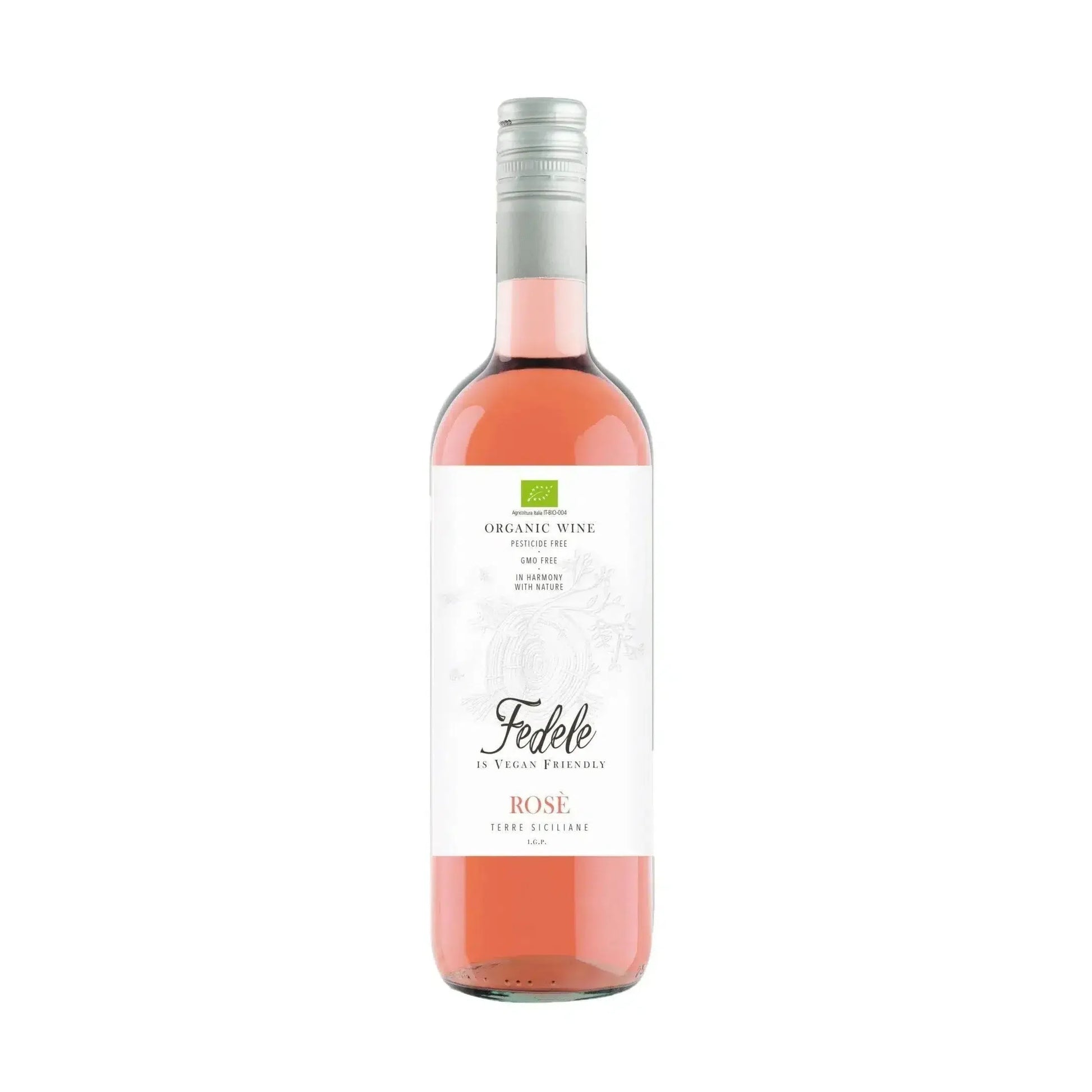 Rose Wine - Fedele Organic Rose Terre Siciliane IGP 75cl - Just Natural