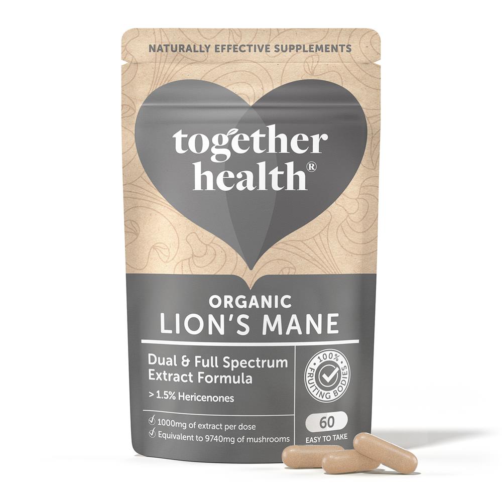 Together Health Organic Lion's Mane Food Supplement.