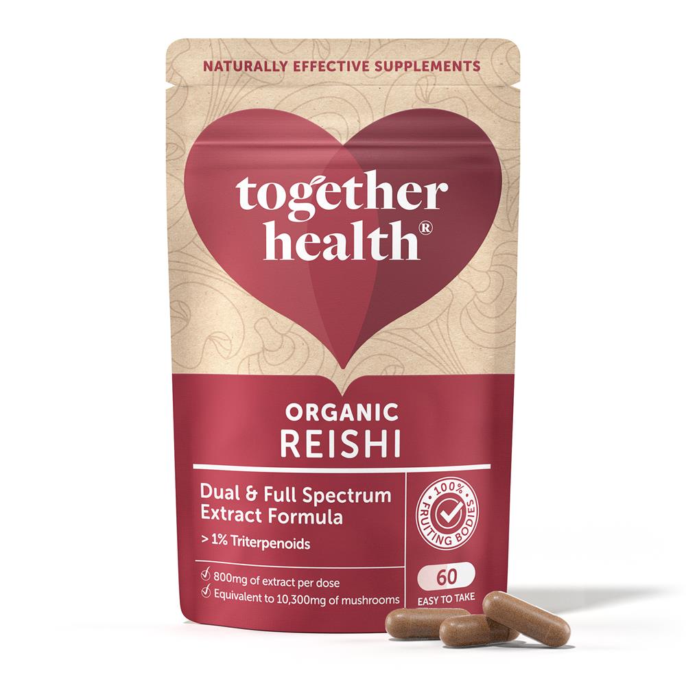 Together Health Organic Reishi 60 Capsules.