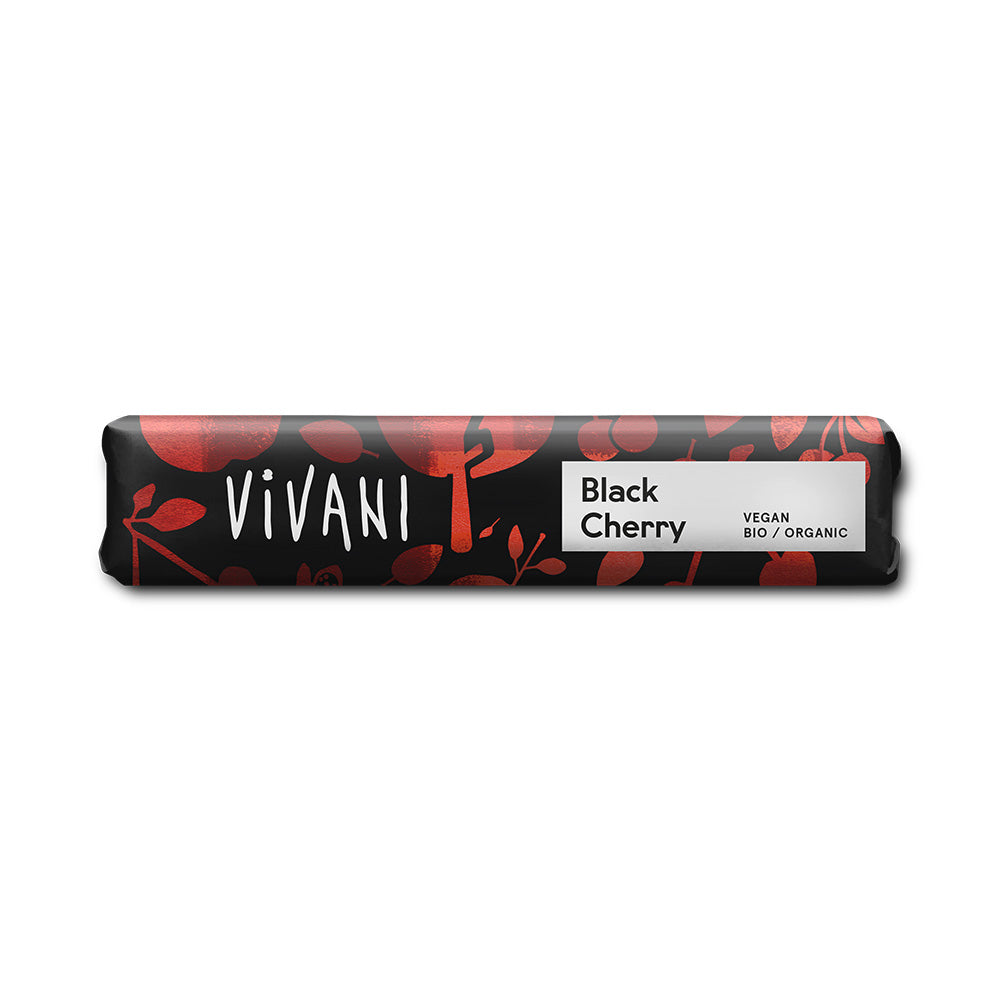 Mini Black Cherry Chocolate Vegan Organic 35g.