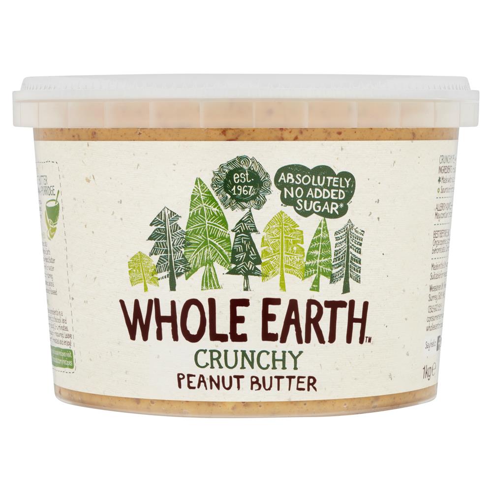 Crunchy Peanut Butter No Added Sugar 1000g - Just Natural