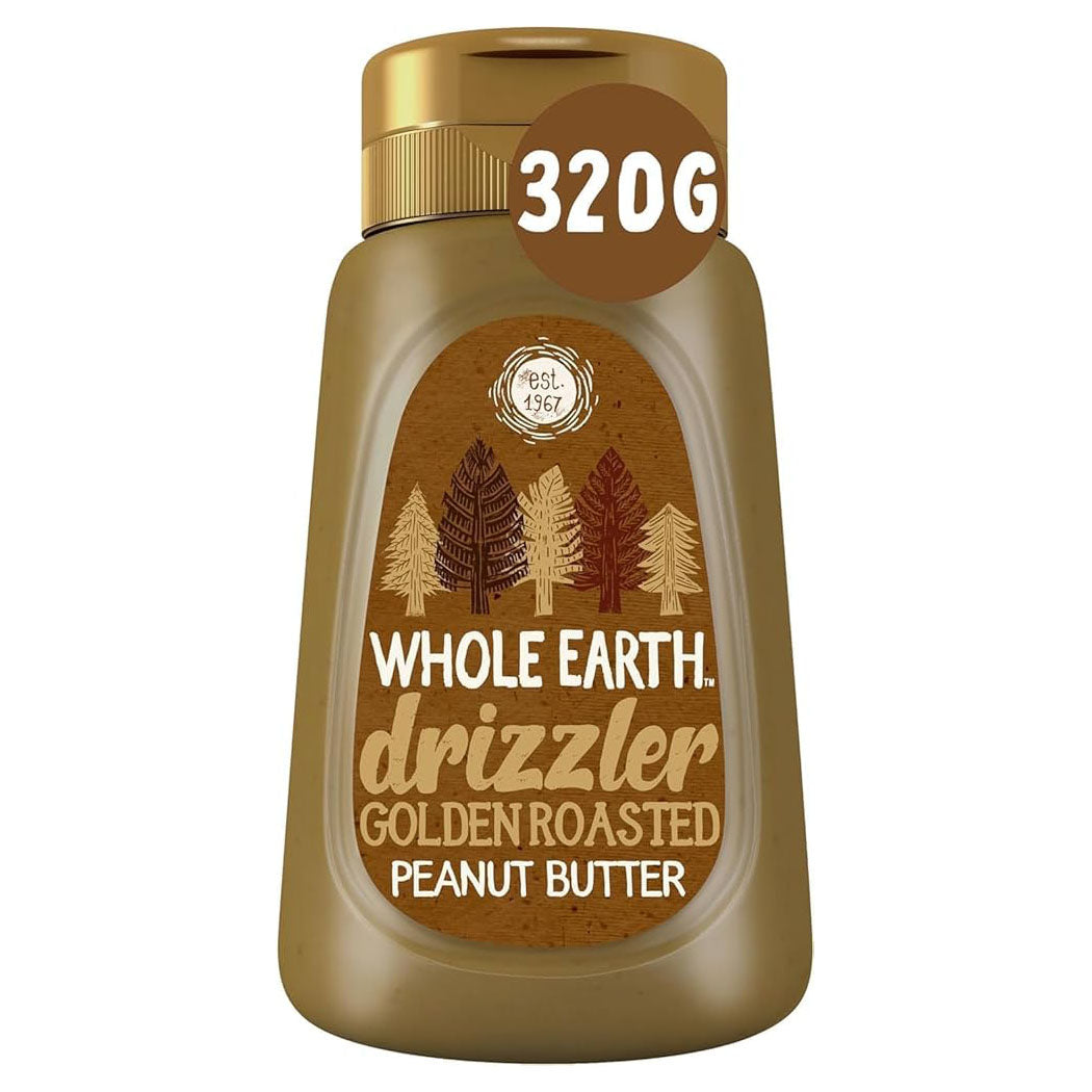 Drizzler Golden Roasted Super Smooth Peanut Butter 320g - Just Natural