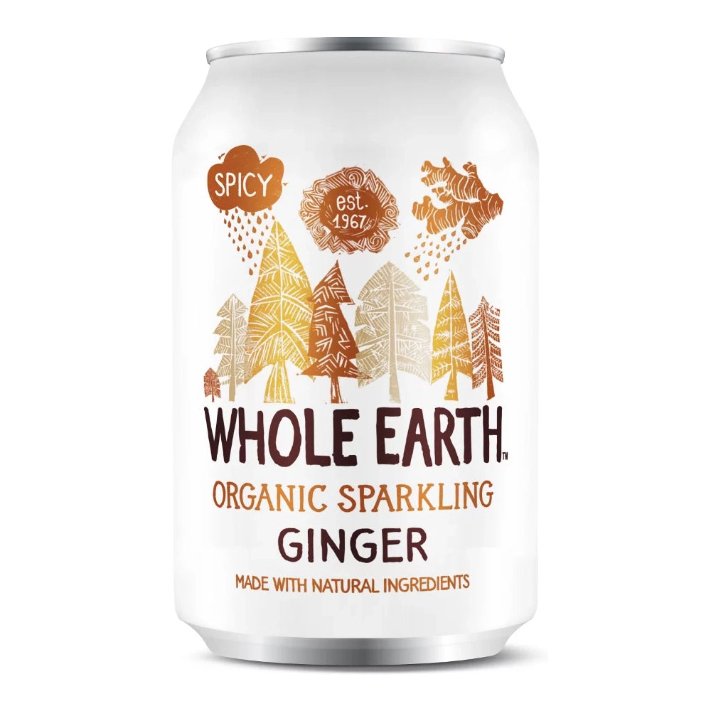 Organic Sparkling Ginger Drink 330ml - Just Natural