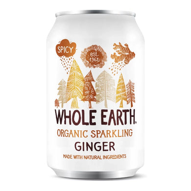 Whole Earth Organic Sparkling Ginger Drink 330ml