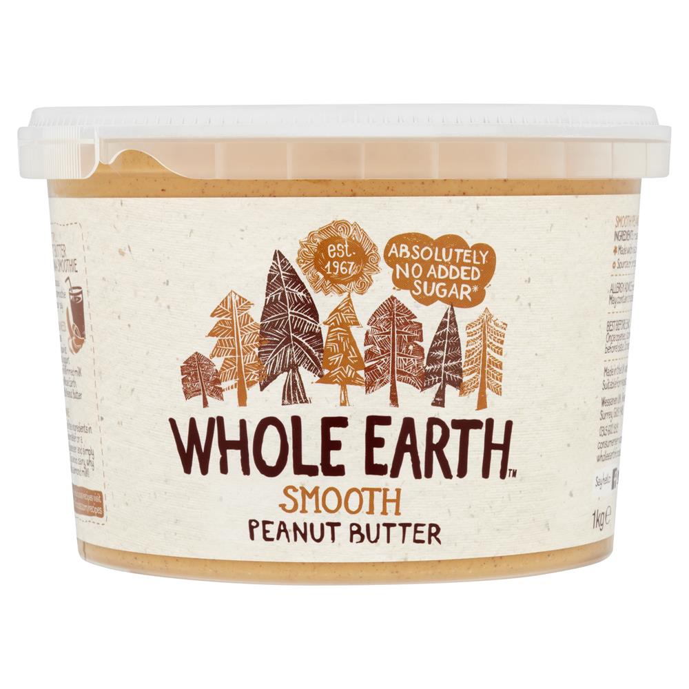 Smooth Peanut Butter No Added Sugar 1000g - Just Natural