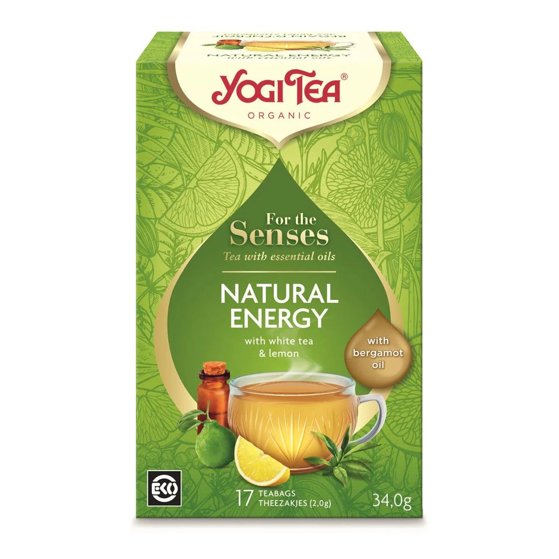 For the Senses Natural Energy Organic 17 Teabags - Just Natural