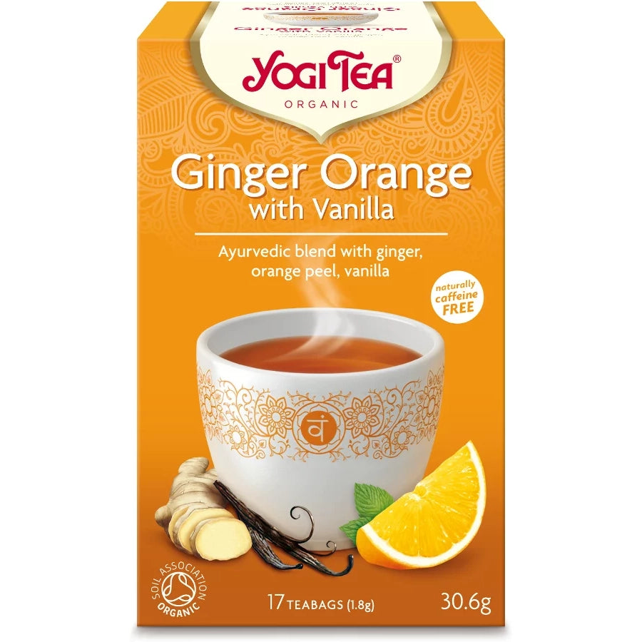 Ginger Orange with Vanilla Organic 17 Teabags - Just Natural