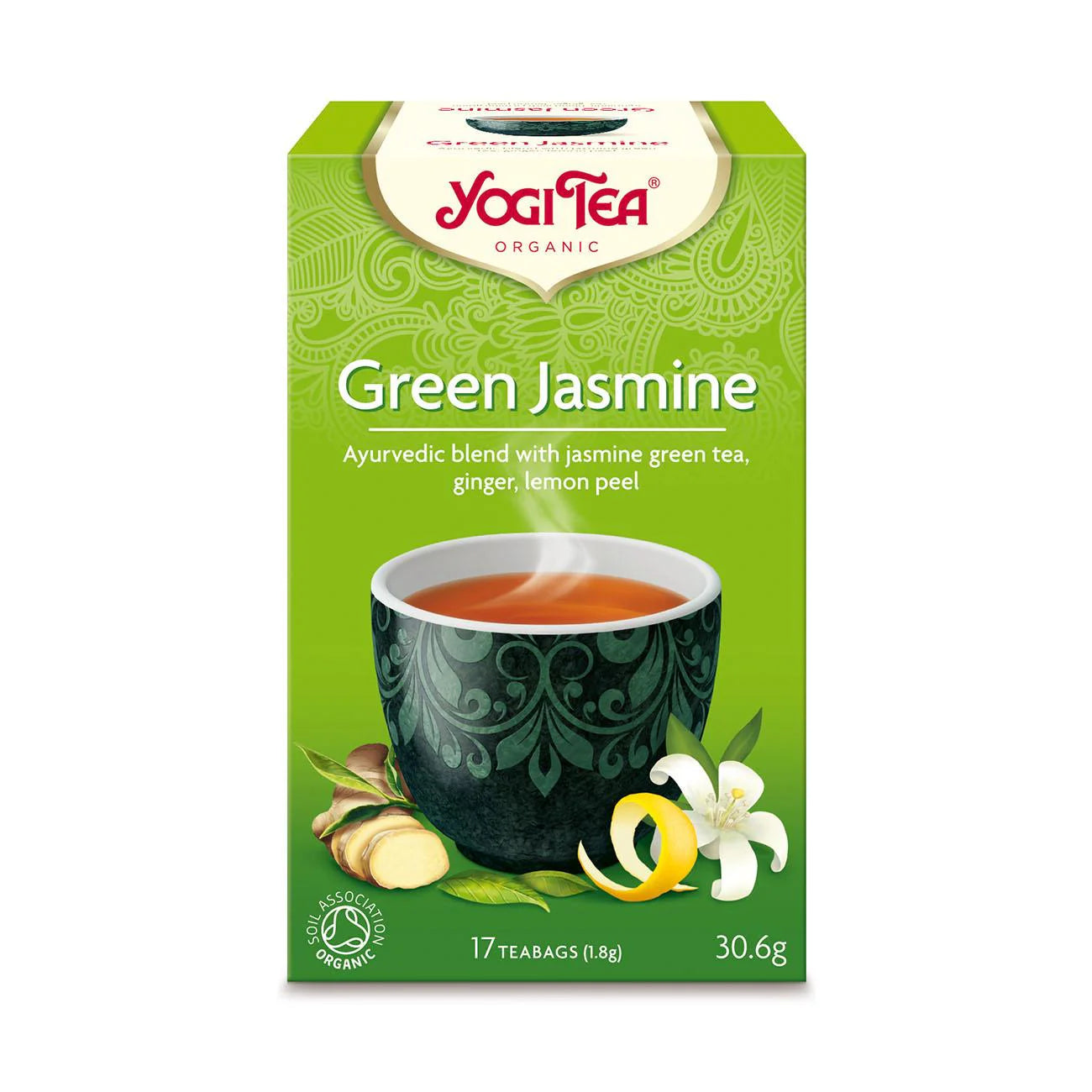Green Jasmine Organic 17 Teabags - Just Natural