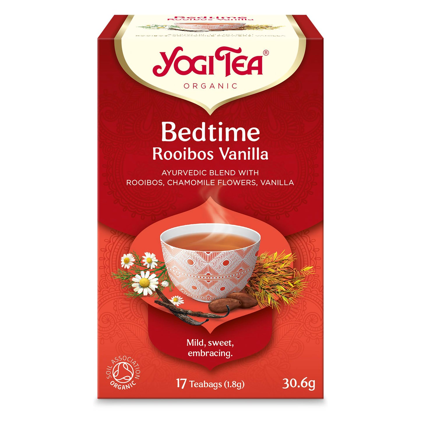 Organic Bedtime Rooibos Vanilla 17 Teabags - Just Natural