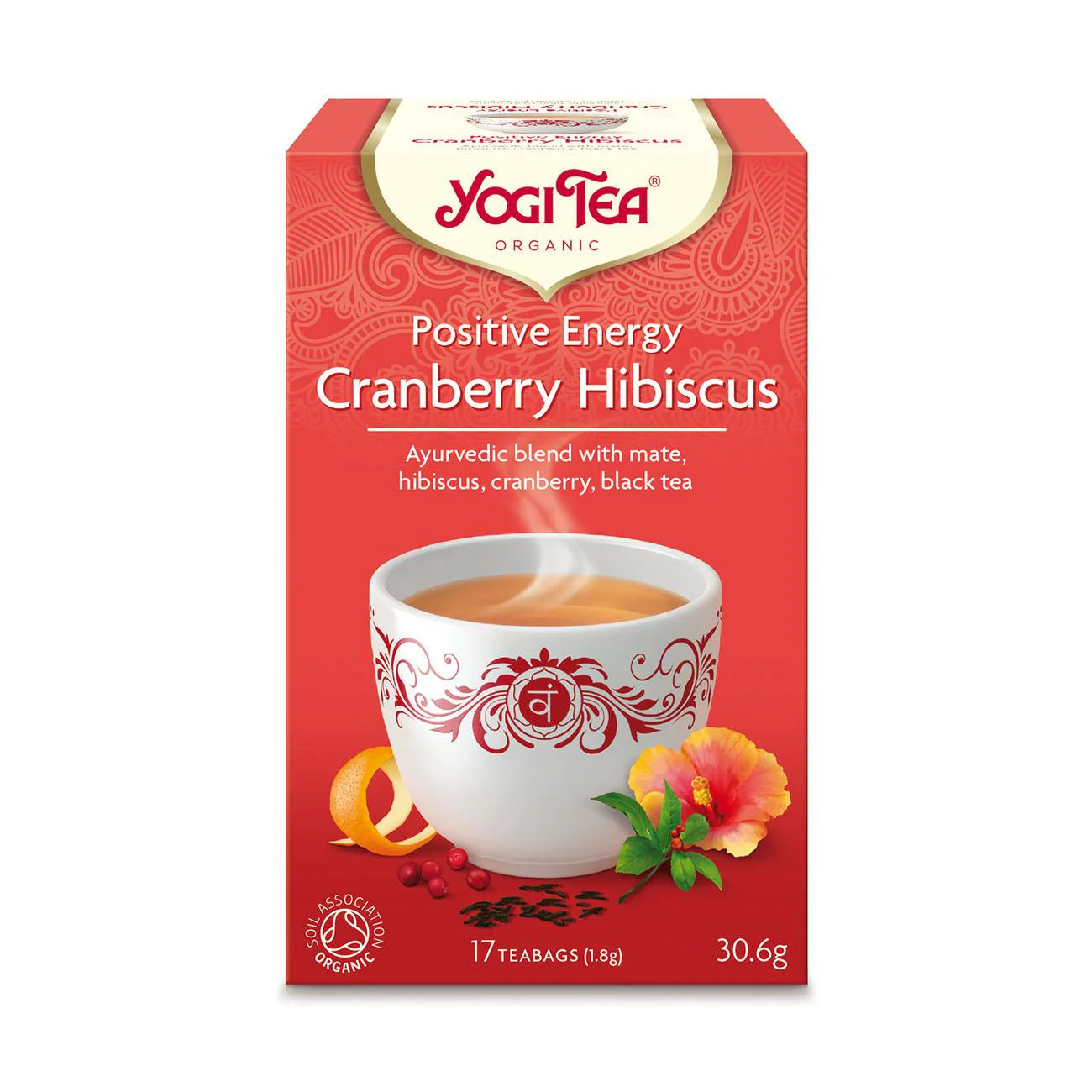 Positive Energy Cranberry Hibiscus 17 Teabags - Just Natural